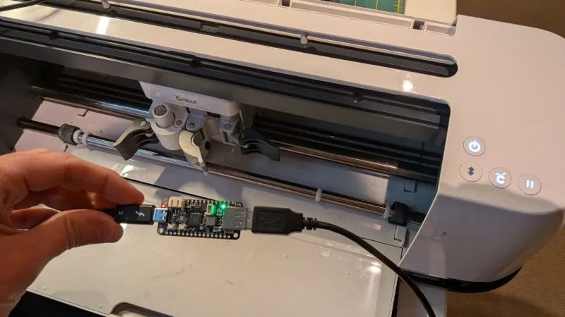 A Cricut Maker found in e-waste came back to life after a serial number spoofing trick A Cricut Maker found in e-waste came back to life after a serial number spoofing trick