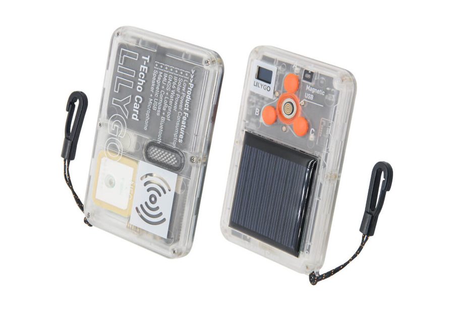 LILYGO T-Echo Card: solar-powered LoRa board with nRF52840 for off-grid comms LILYGO T-Echo Card: solar-powered LoRa board with nRF52840 for off-grid comms