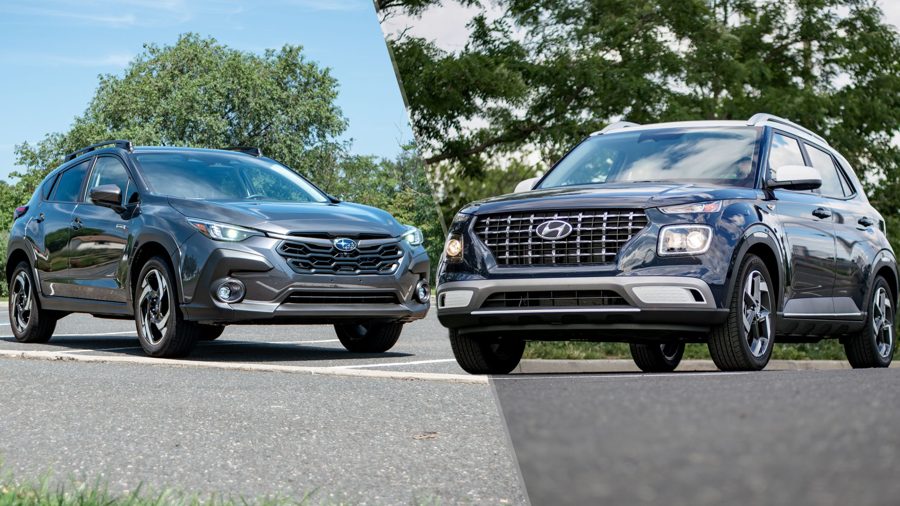 Subaru Crosstrek at $38,015 vs Hyundai Venue at $24,440: which compact SUV won the test